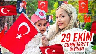 29 EKİM CUMHURİYET BAYRAMI VLOG ?  Gamze Karta Öykü Karta