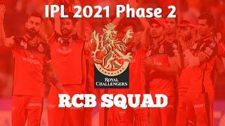 IPL 2021  RCB Squad for IPL Phase 2  Royal Challengers Bangalore Squad for IPL Phase 2