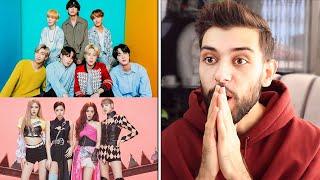 İLK DEFA K-POP DİNLEDİM   inanılmaz - BTS & Blackpink 