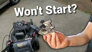 Craftsman Platinum 7.25 Lawn Mower Wont Start --Briggs & Stratton Carburetor Cleaning and Rebuild