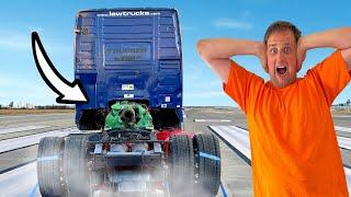 WORLDS FIRST *MID-ENGINED* VOLVO FH V8 TOP SPEED RUN  #truckertim