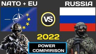 Nato and EU vs Russia military power comparison 2022  Russia vs Nato and EU  Nato vs Russia  Nato