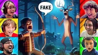 OH DEER *Hilarious Hunting Game* FGTeeV 6 Player Family Gameplay