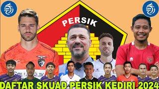 Daftar Skuad Persik Kediri Liga 1 Indonesia 2024  Bisakah Persik Kediri Bersaing Di Papan Atas??