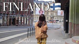 Travel to Finland Beautiful Finnish city Shopping at Marche  marimekko  Helsinki Airport  vlog