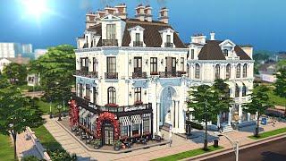 Poet street bar and apartments  The Sims 4 Speed build  Collab w @BojanaSims CC