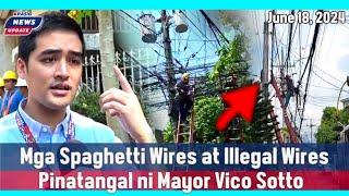 Live Mayor Vico Sotto  MERALCO Tinangal na ang Spaghetti Wires  Pasig News Update