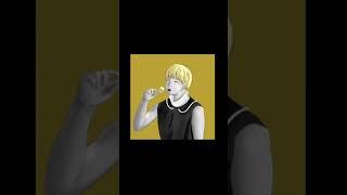 Butter BTS Drawing Tutorial J-Hope Speed Paint Kpop #shorts