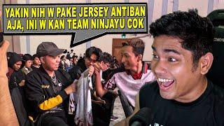 KITA PAKSA EFDEWE PAKE JERSEY ANTIBAN DAN LEPAS JERSEY NINJAYU DIA SAMPE...