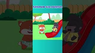 Playground Slide Adventure Kids Songs #nurseryrhymes #shorts #babysongs