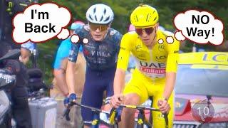 Jonas Vingegaard SHOCKS Tadej Pogacar on Col de Pertus  Tour de France 2024 Stage 11