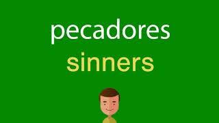 Como dizer pecadores em inglês