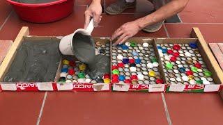 Amazing Creative Ideas From Bottle Caps And Cardboard - How To Make Plant Pots At Home