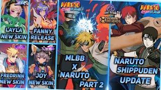 MLBB X NARUTO PART 2 VALE SKIN GAARA HAYABUSA X KAKASHI FANNY LEGEND GUSION - MLBB UPCOMING SKIN