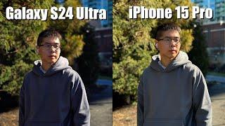 Samsung Galaxy S24 Ultra Updated  vs iPhone 15 Pro Camera Comparison