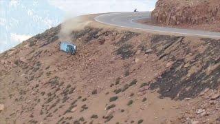 Jeremy Foleys crash at the 2012 Pikes Peak International Hill Climb - Multiple Angles