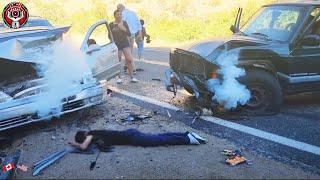 255 Most Tragic Moments of Car Crashes Compilation 2024 and Idiots In Cars Caught On Camera