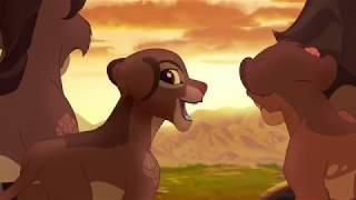 The Lion Guard Kion and his Guard arrived at the Tree of Life