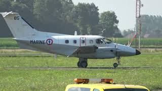 EMBRAER  XINGU   French Naval Aviation  arrival number 1 Ostend Airport  part 1 