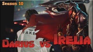 Faker - Darius vs Irelia Mid - Patch 10.1 LoL Season 10 KR Ranked  League of Legends Replays