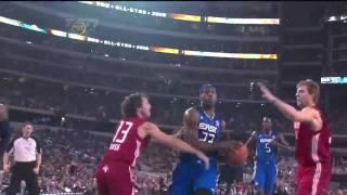 LeBron James Dwyane Wade Chris Bosh highlights NBA All Star Game 2010