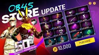 New Items In Store OB45 Update Free Fire  Free Fire New Event  Ff New Event New Event Ff