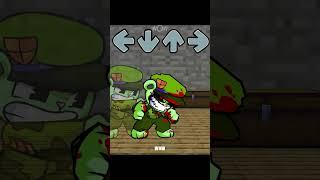 FNF Character Test  Gameplay VS Minecraft Animation  Flippy Flipped Out V1 FNF Mod #shorts