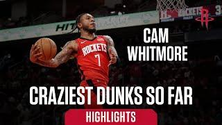Cam Whitmore Craziest Dunks So Far  Houston Rockets