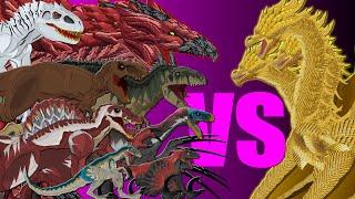 AnimationHow Jurassic World dinosaurs battle titan 1000 times larger