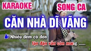 Karaoke Căn Nhà Dĩ Vãng Song Ca Nhạc Sống  Mai Thảo Organ