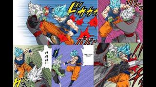 PSSB GOKU VS MERGED ZAMASU REDO + AI VOICES MANGA COLOR