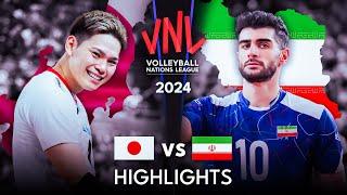  JAPAN vs IRAN   Highlights  Mens VNL 2024