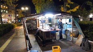 Assemble the stall by yourself Japanese ramen made by a man who works until midnight