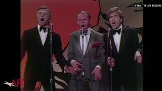 Kirk Douglas Frank Gorshin and George Segal Sing Give My Regards To Broadway for James Cagney