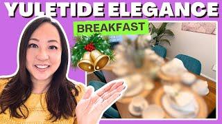  Elevate Your Christmas Morning Magic Elegant Breakfast Table Setting  VLOGmas Day 25