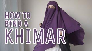 How to bind a KhimarJilbab - Tutorial