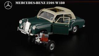 Нетрадиционный подход Mercedes-Benz W180 220S Ponton • Faller • Масштабные модели из пластика 143