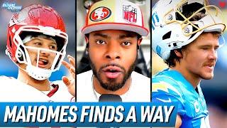 Chiefs-Chargers reaction Patrick Mahomes wins UGLY Rashee Rice injured  Richard Sherman NFL