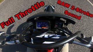 Yamaha DT 125x RAW  Full Throttle  Athena Exhaust