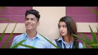 Priya prakash warrior new kissing scene 2019  oru adaar trailer  eye winking girl kissing scene