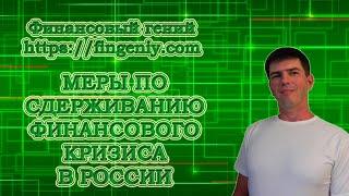 Меры по сдерживанию финансового кризиса в России