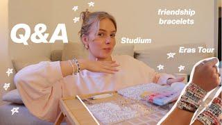 Q&A ⭐️unzufrieden mit dem Studium Eras Tour & Podcast Event I Friendship Bracelets machen I Hanna