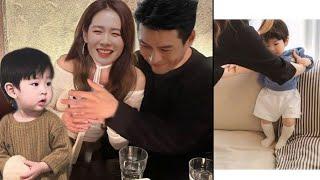 Baby Alkong loves to do this making Son Ye-jin and Hyun Bin Giggle and Laugh l Adorable Baby