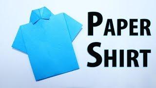 How to Make Paper Shirt - DIY Origami Shirt for begginers