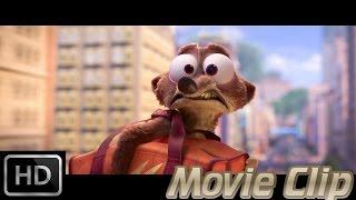 Zootopia 2016 - Weasel Chase Scene Rodent Town HD Judy Hopps