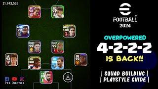 4-2-2-2 2AMF Overpowered Formation is Back in eFootball 2024 Mobile