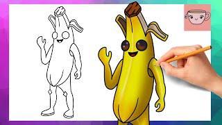 How To Draw Peely Skin from Fortnite  Drawing Tutorial