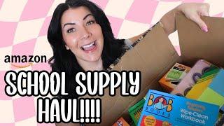 AMAZON HOMESCHOOL SUPPLY HAUL - All The Supplies I Recommend