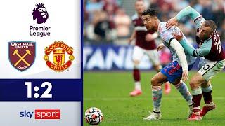 Ronaldo trifft wieder  West Ham United - Manchester United 12  Highlights - Premier League 2122