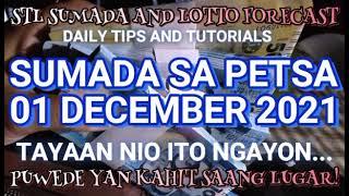 #STL #SUMADA AND #LOTTO #FORECAST #DAILY #TIPS AND #TUTORIALS #SUMADA SA #PETSA- 01 DECEMBER 2021